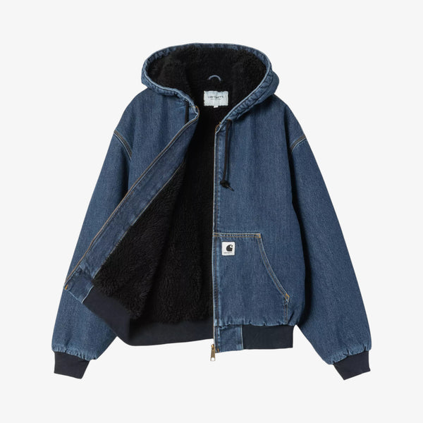 Carhartt Women's OG Active Winter Jacket - Denim Blue, stone washed