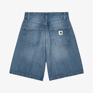 Carhartt Women's Alta Short - Blue, dark used wash