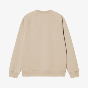 Carhartt Chase Sweatshirt - Fleur De Sel / Gold
