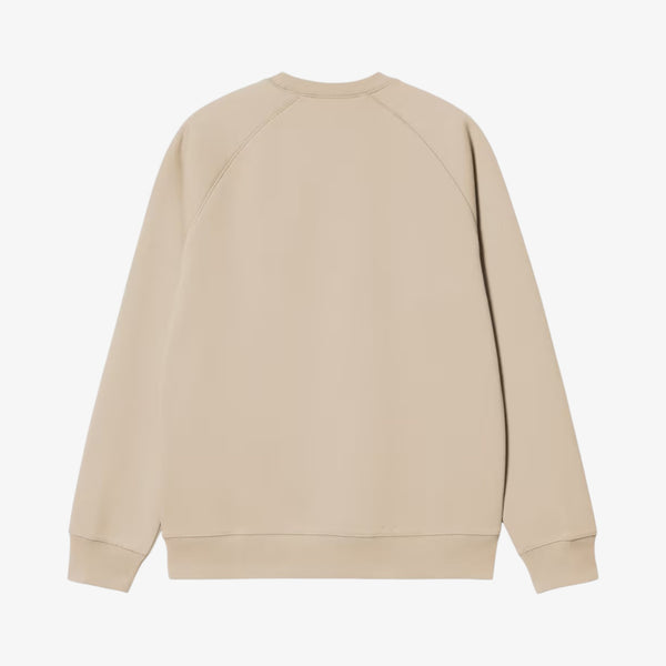 Carhartt Chase Sweatshirt - Fleur De Sel / Gold