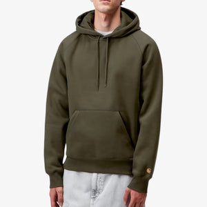 Carhartt Hooded Chase Sweatshirt - Olive / Gold