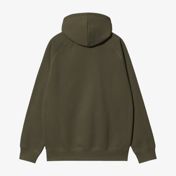 Carhartt Hooded Chase Sweatshirt - Olive / Gold