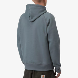 Carhartt Hooded Chase Jacket - Cosy Blue / Gold