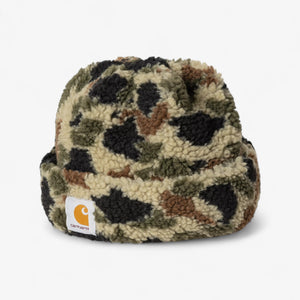 Carhartt Prentis Beanie - Camo Duck Jacquard, Green