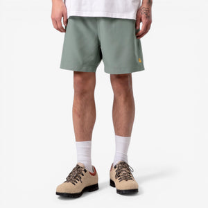 Carhartt WIP Chase Swim Trunks - Velvet Green/Gold