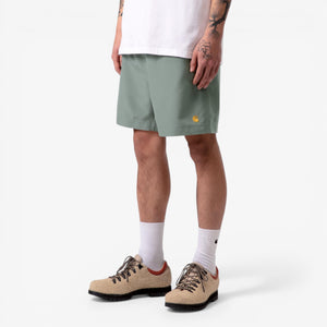 Carhartt WIP Chase Swim Trunks - Velvet Green/Gold