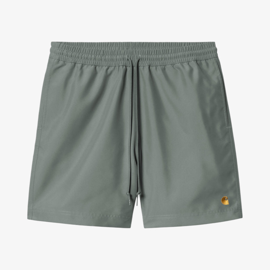 Carhartt WIP Chase Swim Trunks - Velvet Green/Gold