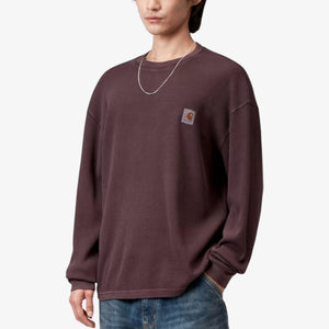 Carhartt Long Sleeve Vista Waffle T-Shirt Cotton Waffle - Palisander