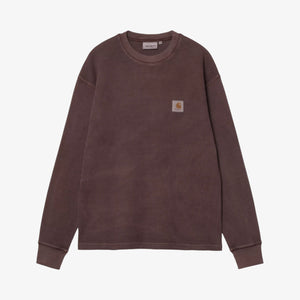 Carhartt Long Sleeve Vista Waffle T-Shirt Cotton Waffle - Palisander