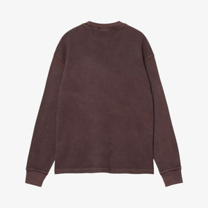 Carhartt Long Sleeve Vista Waffle T-Shirt Cotton Waffle - Palisander