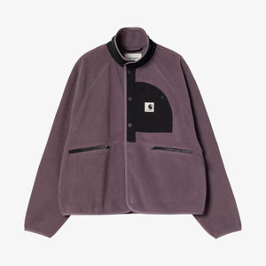 Carhartt Women's Flynn Fleece Jacket - Phlox / Black