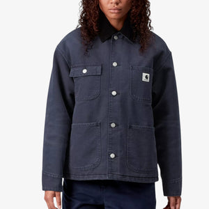 Carhartt W's OG Michigan Coat - Dark Navy / Stone