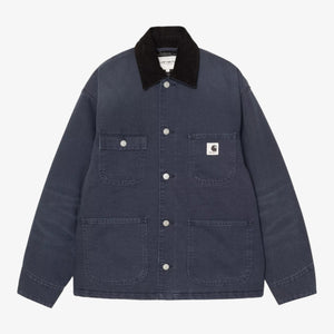 Carhartt W's OG Michigan Coat - Dark Navy / Stone