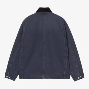 Carhartt W's OG Michigan Coat - Dark Navy / Stone