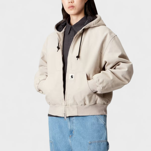 Carhartt Women's OG Active Jacket - Fleur De Sel, stone canvas