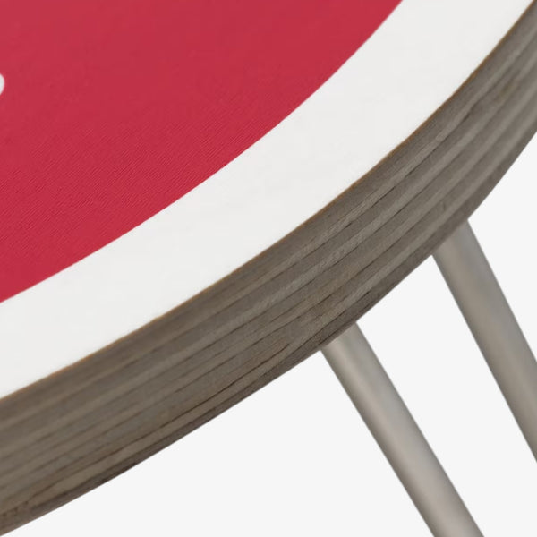 Carhartt Heart Folding Table - Scarlett / White