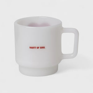 Carhartt Heart Glass Mug - White