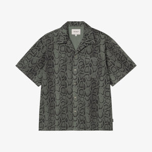 Carhartt WIP Short Sleeve Snake Camo Shirt - Snake Camo, Leaf