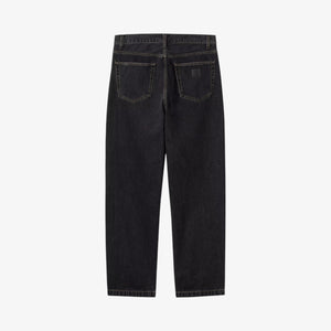 Carhartt Aaron Pant 'Camano' Denim - Black, Stone Washed