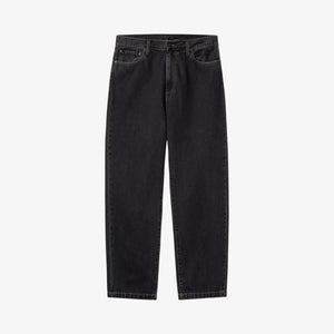 Carhartt Aaron Pant 'Camano' Denim - Black, Stone Washed