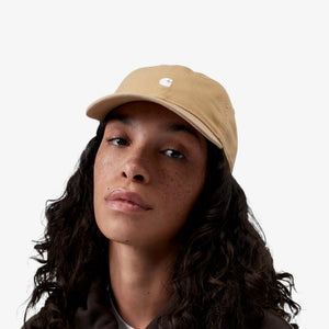 Carhartt Madison Logo Cap - WIP Dusty H / White