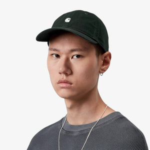 Carhartt Madison Logo Cap - Dark Scarab / White