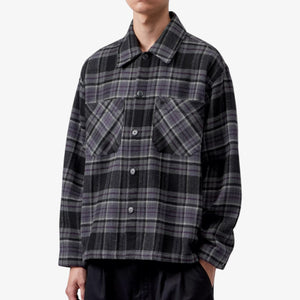 Carhartt WIP Long Sleeve Parson shirt - Parson check, Shady Purple