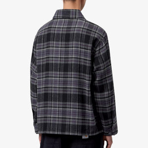 Carhartt WIP Long Sleeve Parson shirt - Parson check, Shady Purple