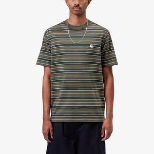 Carhartt Short Sleeve Bronson Stripe - Cypress