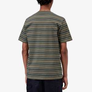 Carhartt Short Sleeve Bronson Stripe - Cypress