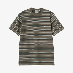 Carhartt Short Sleeve Bronson Stripe - Cypress