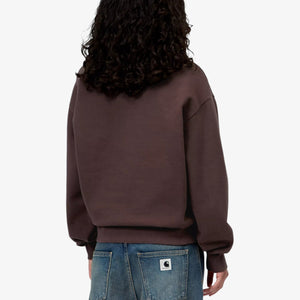 Carhartt Women's Casey High Neck Sweatshirt -  Palisander / Silver