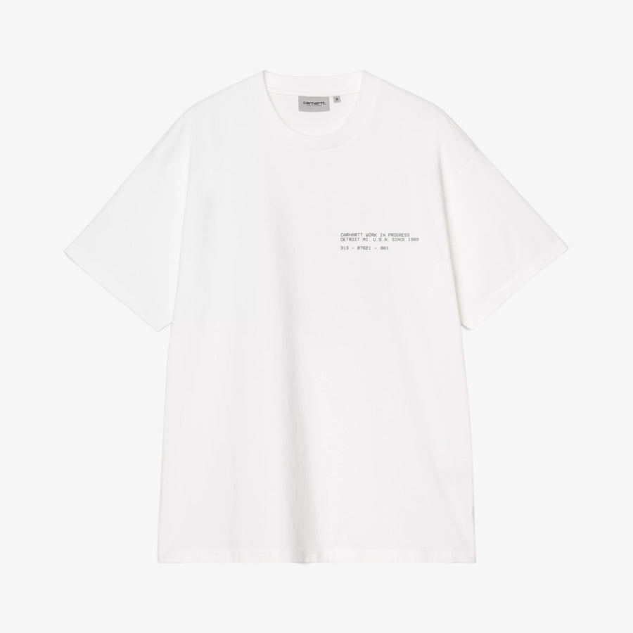 Carhartt Short Sleeve Feather Progress T-Shirt - White