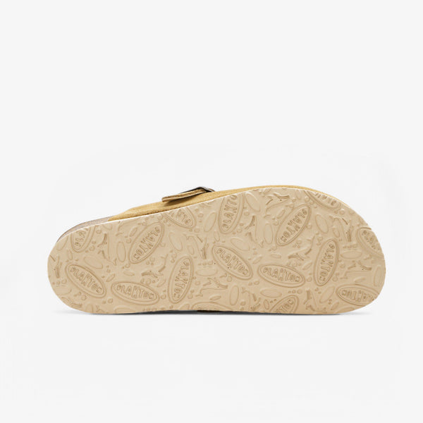 PLAKTON BLOGG WOMENS CLOG - TAN AFELPADO