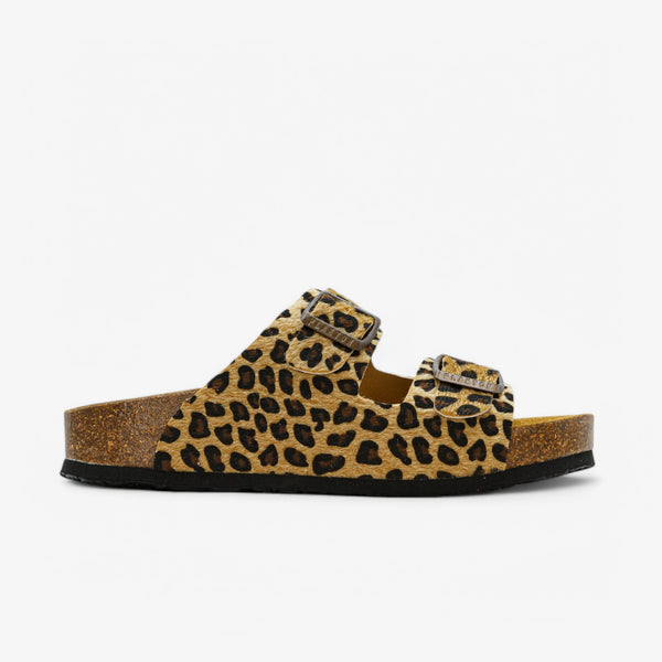 PLAKTON BETA PLATFORM WOMENS SANDAL - CAMEL PRINT BUNGA