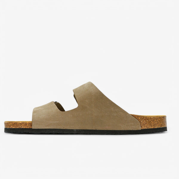 PLAKTON BARNA MEN'S SANDAL - KAKI NOBUCK