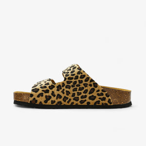 PLAKTON BETA PLATFORM WOMENS SANDAL - CAMEL PRINT BUNGA