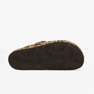 PLAKTON BLOGG WOMENS CLOG - LEOPARD PRINT AFELPADO