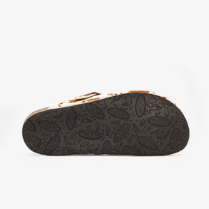 PLAKTON BLOGG WOMENS CLOG - COW PRINT CUERO