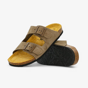 Plakton Beta Womens Sandal - Kaki Nobuck