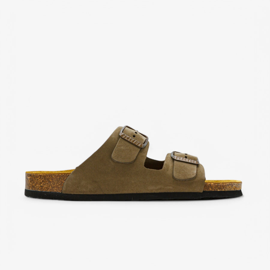 Plakton Beta Womens Sandal - Kaki Nobuck
