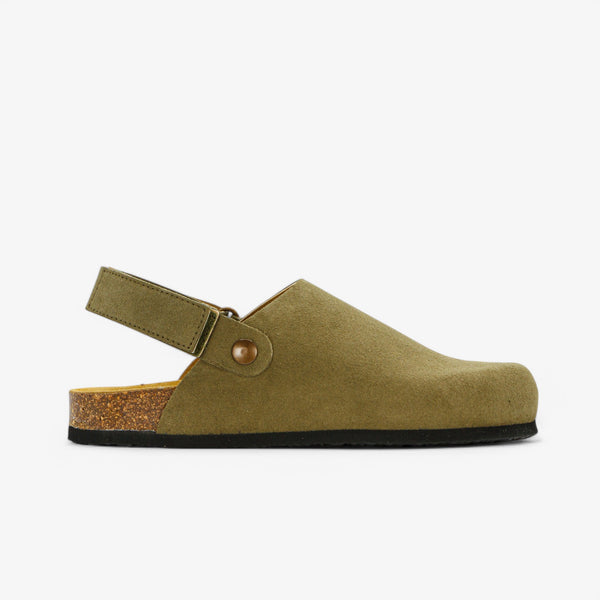 PLAKTON OSLO WOMENS CLOG - LIGHT KHAKI AFELPADO