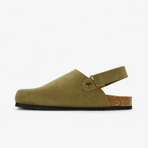 PLAKTON OSLO WOMENS CLOG - LIGHT KHAKI AFELPADO