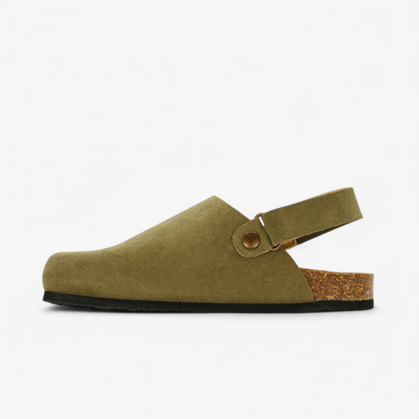 PLAKTON OSLO WOMENS CLOG - LIGHT KHAKI AFELPADO