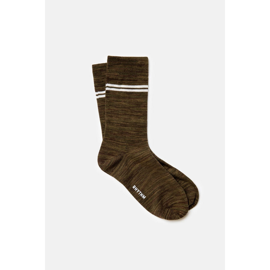 Rhythm Staple Socks - Olive