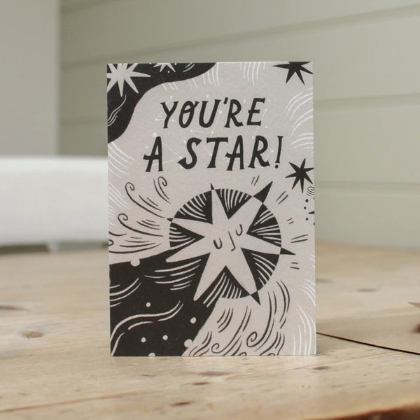 Lauren Marina 'You are a star' Greeting Card