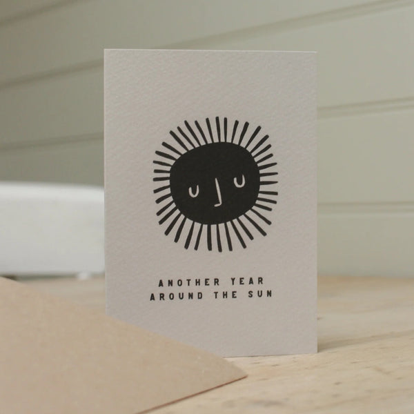 Lauren Marina 'Another Year Around The Sun' Greeting Card