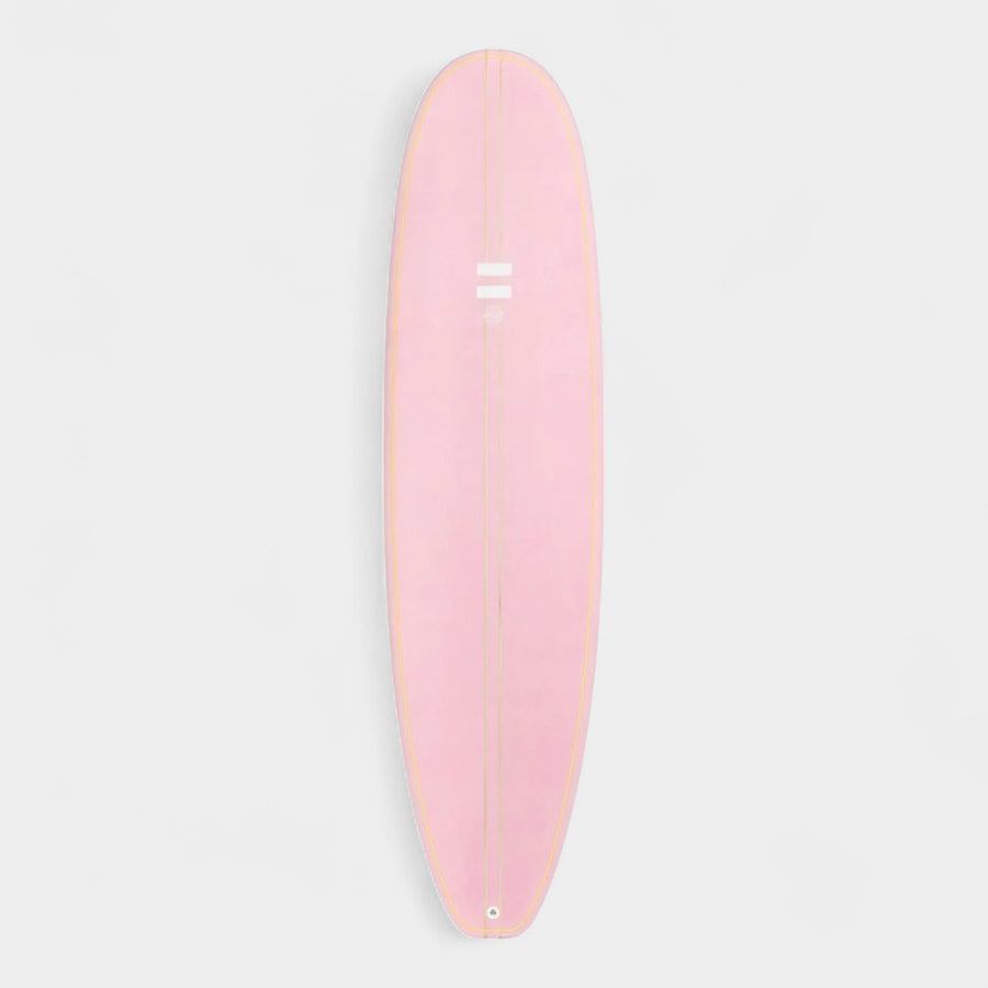 Indio Endurance Mid Length 7'0 Surfboard - Pink
