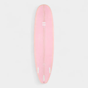 Indio Endurance Mid Length 7'0 Surfboard - Pink