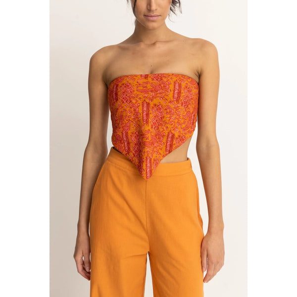Rhythm Adia Paisley Scarf Top